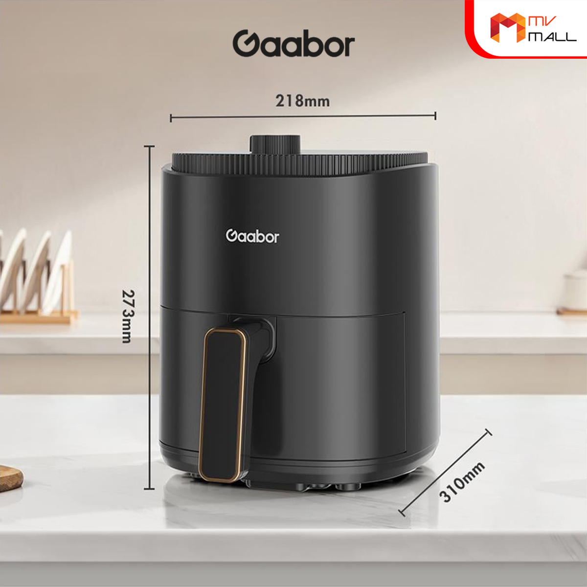 Gaabor หม้อทอดไร้น้ำมัน รุ่น AF-35M02A ความจุ 4 ลิตร (สีดำ) - Image 6