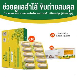 สมุนไพรริดสีดวงทวารหนัก บ้านหมอละออง (แบบกล่อง) 18 กล่อง