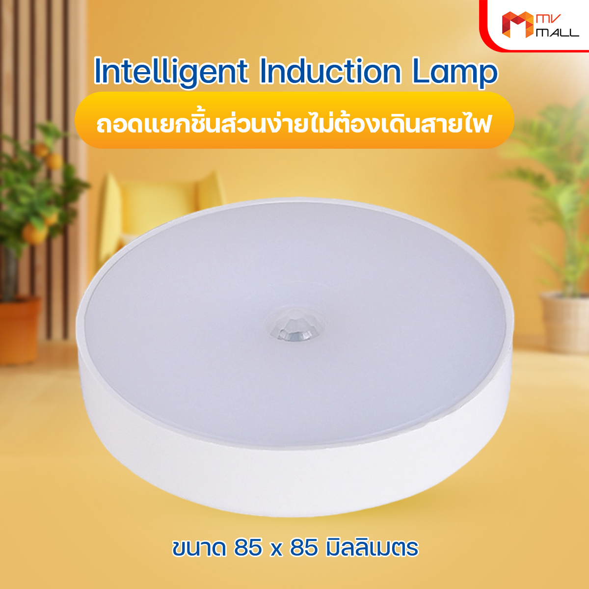 ไฟเซ็นเซอร์ LED ติดผนัง ไฟเปิดปิดออโต้ จำนวน 2 อัน - Image 5
